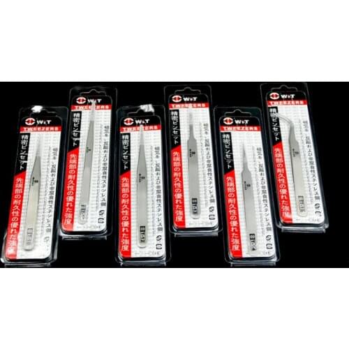 1 pcs WiTiXX T Series Tweezers Hand Tools for Repairing Mobile Phone Watches Holding Small Items Lab Forceps