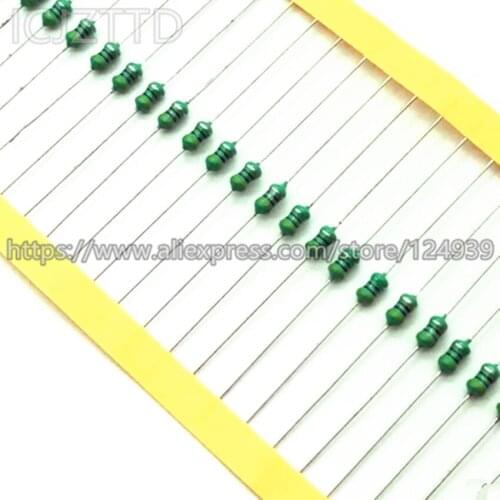 1000PCS 0307 Inductors 3.3UH 3.3R 3.9UH 3.9R 3R9 4.7UH 4R7 5.6UH 6.8UH 1/4W 0.25W Color Ring Inductance Circle Power Inductor