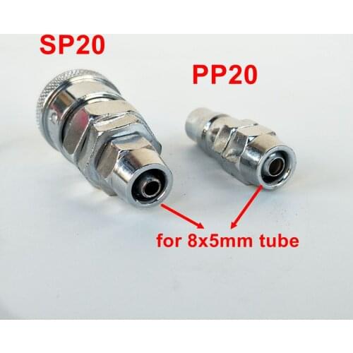 2set/lot Pneumatic Air Quick Connecting Coupler SP20+PP20