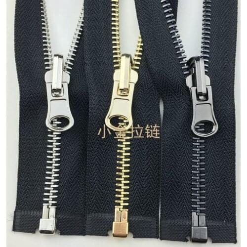 3 Pcs/lot Metal Zipper Single Open End Rotating Reversible Double Side Slider Puller Jacket Garment Tailor Materials Accessories