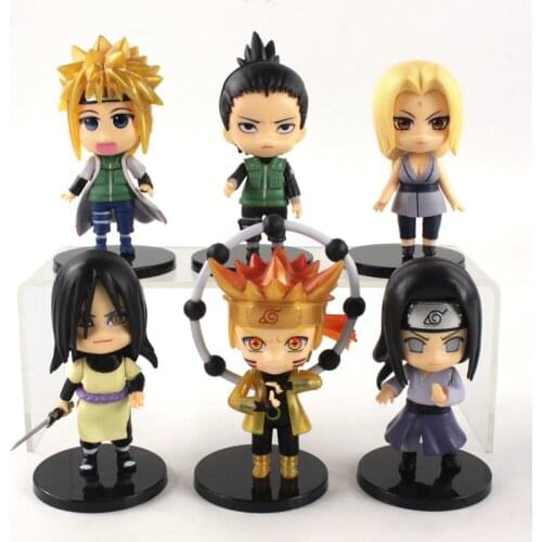 6PCS/LOT Anime Cartoon PVC Action Figure Statue Collectible Toys Gifts 12cm
