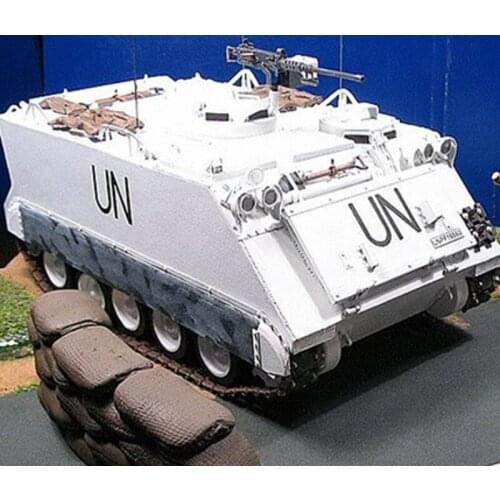 DIYMyModel 1:25 Scale UN M113 armored Personnel Carrier DIY Handcraft Paper Model Kit Puzzles Handmade Toy DIY