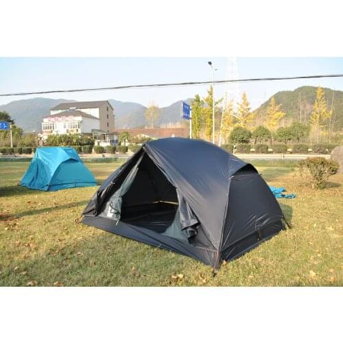 Black tent,Ultralight 2 Person 20D Silicone Nylon camping tent,CZX-435B Black MSR Hubaba NX 2 Person tent with footprint