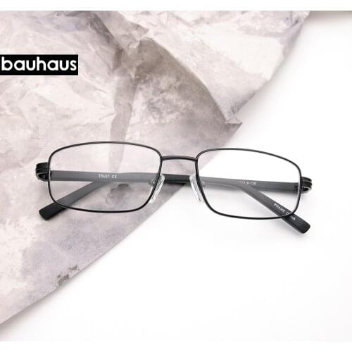 D17141 Men metal Glasses Frame Fashion Male Square Eye Myopia Prescription Eyeglasses