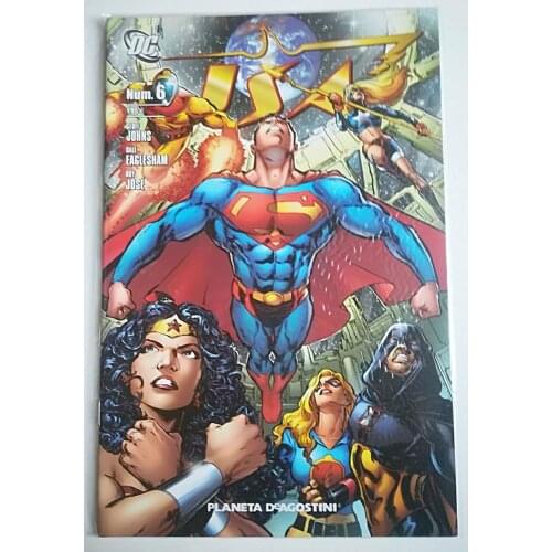 JSA No. 6, DC COMICS, EDITORIAL PLANETA - 2008, LA SOCIEDA DE LA JUSTICIA, 1ª Spanish edition, COMIC BOOK, author GEOFF JOHNS