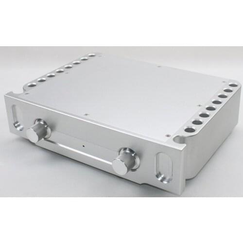 KYYSLB 270*360*86MM WA69 Full Aluminum Amplifier Chassis DIY Box Preamp Class A Amplifier Tube AMP Enclosure Amplifier Case