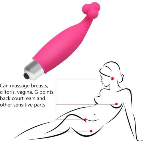 Small Vibrator Powerful G-Spot Sex Toys For Women Second Tide Massager Female Sexual Wellness Erotic Silicone Intimate AV Dildo