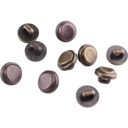 Metal button 10mm Decorative alloy buttons for Sewing Scrapbook Jacket Blazer Sweaters Gift Bag Crafts Handwork Clothing DIY