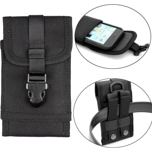 Multifunctional Tactical Cell Phone Bag Utility Bag Smart Phone Holder Pouch Waist Belt Pack Mobile Phone Cover Case Bags