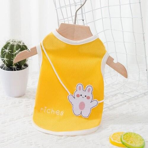 Puppy Clothes Summer Vest Thin Puppy Clothes Teddy Bichon Schnauzer Cat Small Dog Pet Spring and Summer Clothes