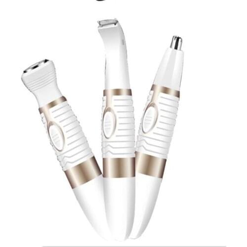 Women Groomer Body Hair Removal Portable Nose Trimmer Face Shaver Eyebrow Razor Cut All In One Bikini Haircut Clipper Grooming