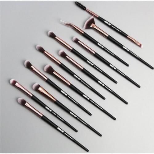 Professional MAANGE Makeup Brushes Set 12pcs/Set Eye Shadow Blending Eyeliner Eyelash Eyebrow Brushes For Makeup #297567