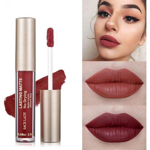 Professional Makeup Matte Sexy Liquid Lip Gloss Lipgloss Long Lasting Liquid Lipstick Waterproof Korean Cosmetics