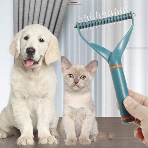 Pet Cat Dog Comb Hair Removal Grooming Shedding Tools Fur Trimming Deshedding Brush Pet Cleaning Supplies