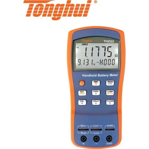 TH2522 Handheld AC Low Resistance Tester 1mV-50V 10μΩ-50Ω Battery Test Machine
