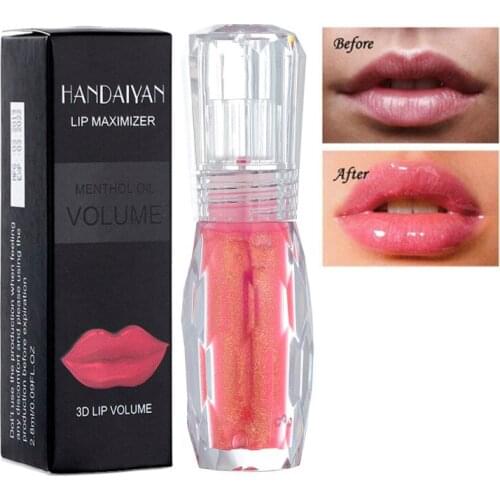 Moisturizing Liquid Lipstick Waterproof Long Lasting Glitter Clear Lip Gloss Plumper Glossy Lipgloss Tube Lips Tint Makeup Tools