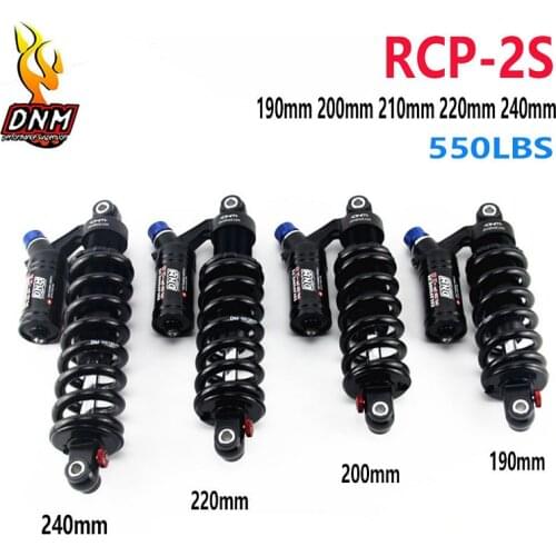 Bicycle Rear Shocks DNM RCP2S Rebound Aluminum Alloy Pressure BMX Mountain MTB Bike XC Air Suspension Downhill Absorber Parts