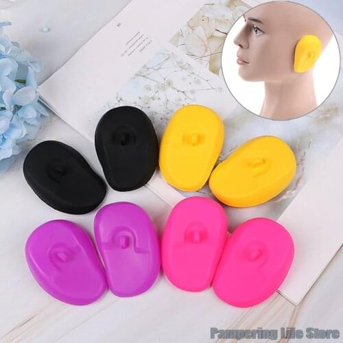 1 Pair Soft Anti-Noise Snoring Sleeping Ear Plug Clear Silicone Ear Cover for Diving Shower New High Quality