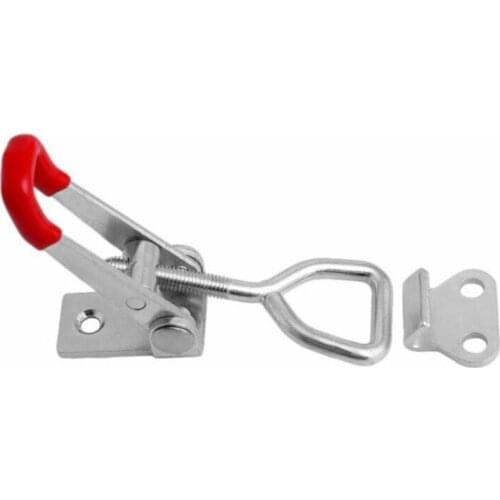 5 pcs/Set GH-4001 Toggle Clamp 100Kg/220Lbs Holding Capacity Clip Quick Release Clamps Durable Metal Latch Hand Tool