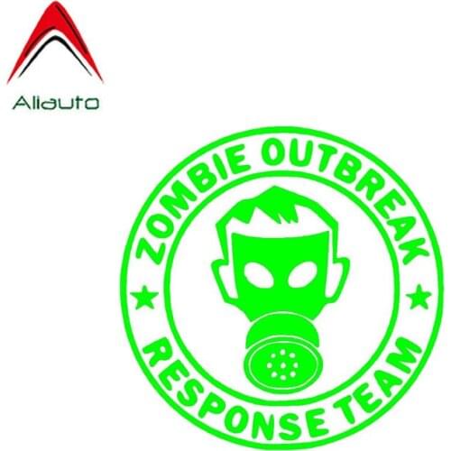 Aliauto Personality Car Sticker Zombie Outbreak Responce Team Accessories PVC Decal for Renault Megane 2 Suzuki Swift,15cm*15cm