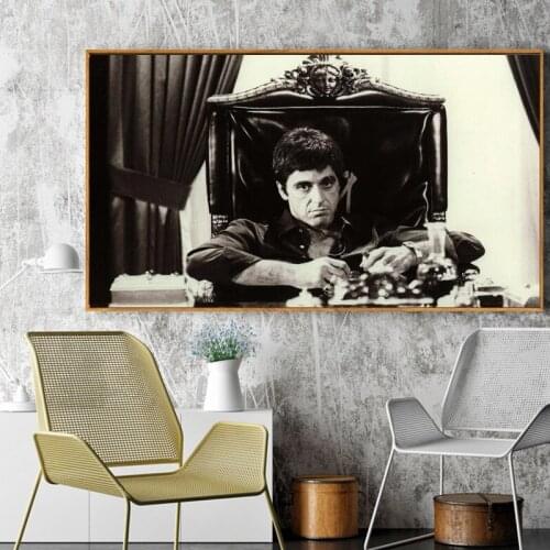 Movie Portrait Decorative Painting Art Canvas Painting Posters and Prints Wall Art Cool Man Picture for Living Room Home Decor