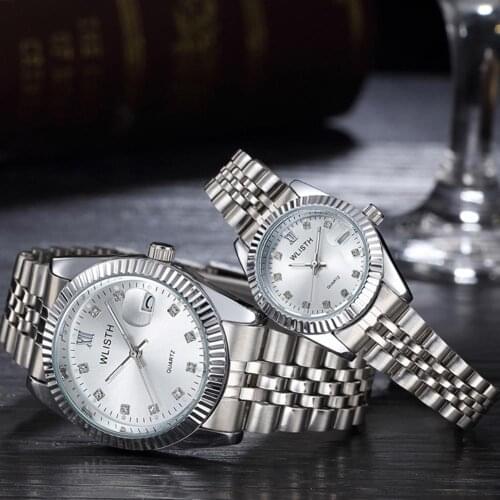 Exquisite Unisex Round Dial Luminous Analog Quartz Couples Wrist Watch Gift Clock Relogio Mas-culino reloj hombre reloj mujer