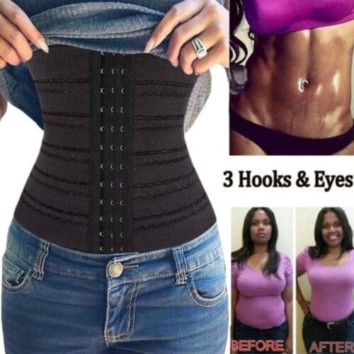 Womens Waist Trainer Cincher Body Shaper Underwear Lingerie Tummy Slim Belt Postpartum Control Underbust Corset Fat Burnning