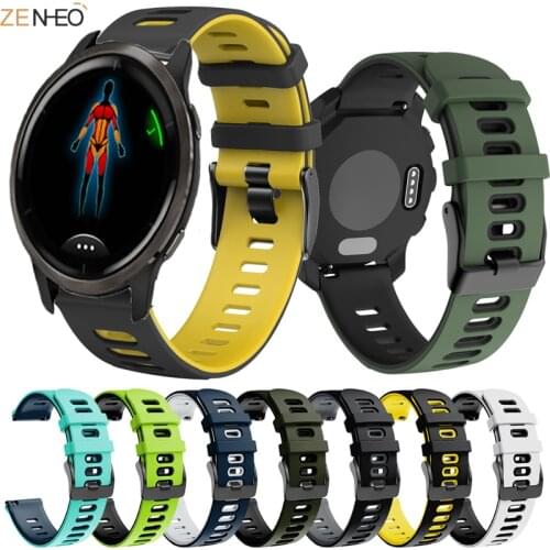 Soft Silicone Strap For Garmin Venu 2/ Vivoactive 4 22mm Watch Band Wristband Bracelet Watchband Replace Accessories