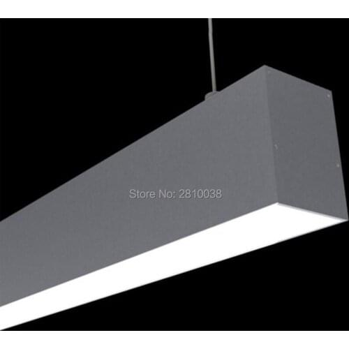 10 X 1 M Sets/Lot U type office lighting led aluminium profile and led u channel for suspension or pendant lights