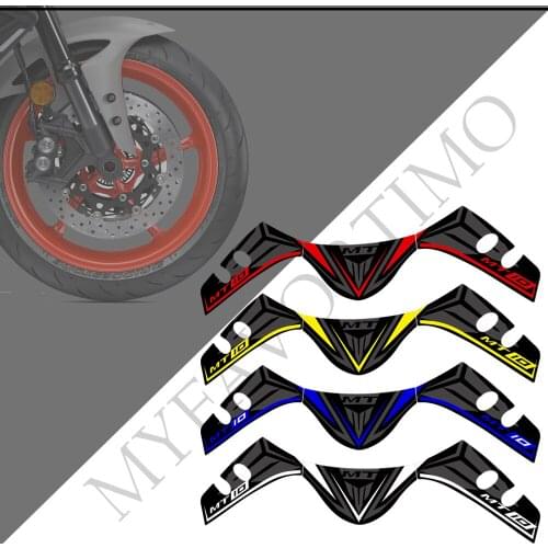 For Yamaha MT10 FZ MT - 10 Stickers Tank Pad Protector Fairing Fender Motorcycle Knee Decal Fuel 2016 2017 2018 2019 2020 2021