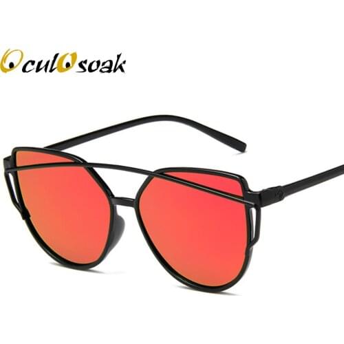 2019 New Sexy Ladies Cat Eye Sunglasses Women Fashion Clear Eyewear Metal Frame Sun Glasses For Female UV400
