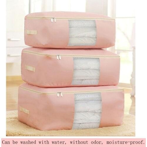 Oxford cloth quilt storage bag large clothing bag quilt bag household clothes finishing bag waterproof and moisture-proof