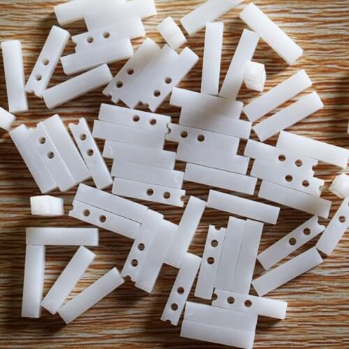 10/100PCS 5x5x21mm plastic Porous square column/rc car frame /spacing column/diy toy accessories/technology model parts