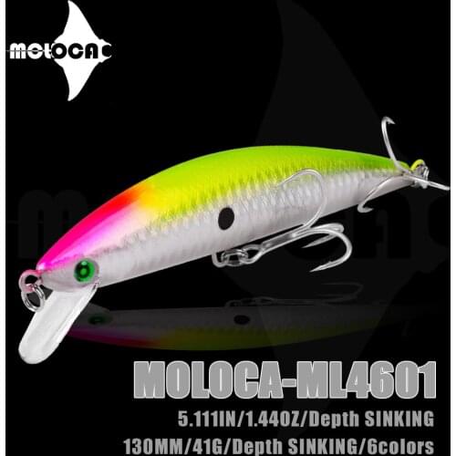 Fishing Accessories Minnow Lures Sinking 41g 130mm Peche En Mer Wobblers For Leurre Truite Fish Isca Artificial Angeln Equipment