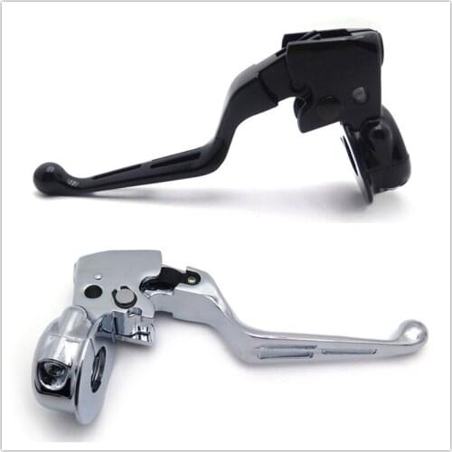 Aftermarket free shipping motorcycle parts Clutch Lever w/ Mount Bracket For Harley davidson Dyna Touring Softail Sportster chro