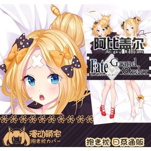 Fate/Grand Order Abigail Williams Cute Girl Dakimakura Hugging Body Pillow Case Otaku Pillow Cushion Cover Collection Gifts