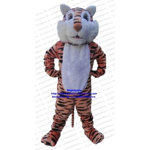 Tiger Tigerkin Tigress Mascot Costume Adult Cartoon Character Outfit Suit Cultural Holiday Recreation Ground zx26 Free Ship