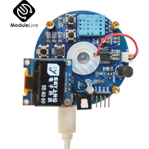 Smart Diy Humidifier Module Manufacturing Production Kit DC 5V MICRO USB Timing Switch Humidity Control Atomizer Parts 740 Holes