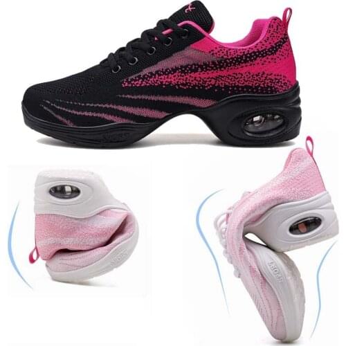 2020 Autumn Femme Sport Shoes Women Sneakers Female Running Shoes Breathable Tennis Hollow Lace-Up Chaussure Woman Dancing Shoes