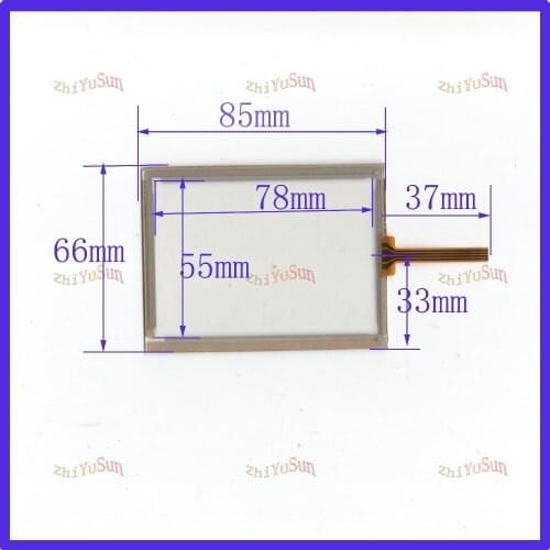 ZhiYuSun3.5 inch 4 wire resistive Touch Panel 85mm*66mm inch Touch Screen Glass FOR Collector touch screen this is compatible