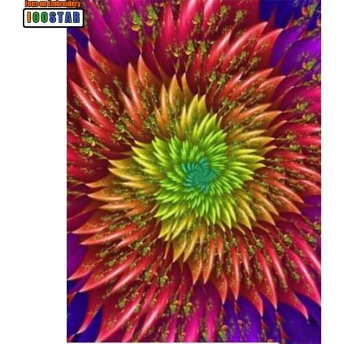 5D DIY Diamond Painting Colors fluorescent flower full Square/Round Diamond embroidery flower Kits Pictures of crystals home deo