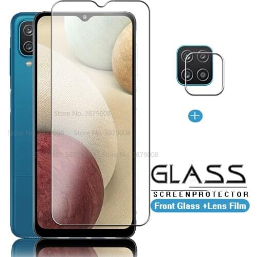 For Samsung A12 Glass camera lens protective cover For Samsung Galaxy A12 A 12 A125F 6.5'' Tempered Glass sansung coque fundas