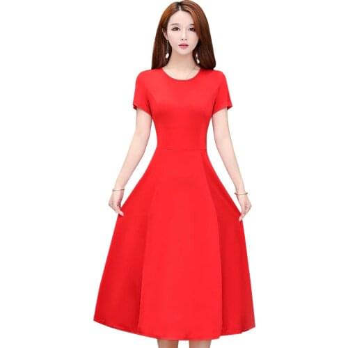 Модные платья-трапеции HANQIYAHULI China At AliExpress