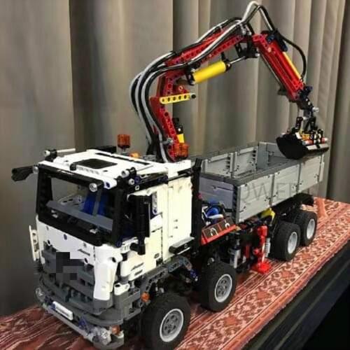 New Free shipping 180097 technic series Arocs Model Building blocks Bricks Compatible Toy for Children 42043 Motor Car model