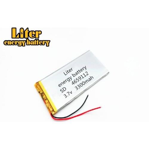 4659112 3.7V 3300mAh 4060110 5060110 Lithium Polymer Li-Po li ion Rechargeable Battery cells For Mp3 MP4 GPS mobile bluetooth
