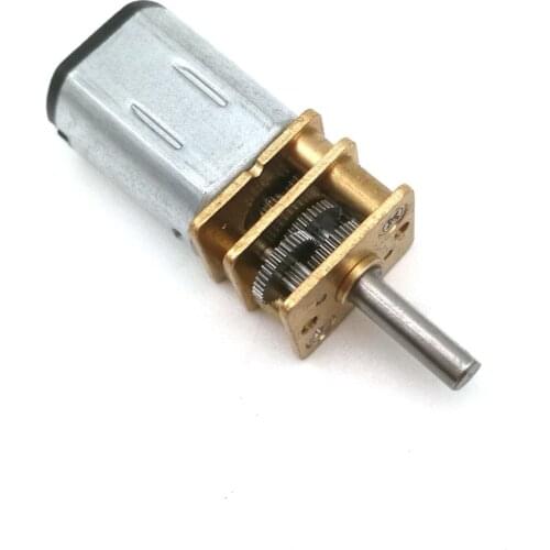 DC 3V Micro Speed Gear Motor 20-1500RPM N20 Mini Metal Reduction Gear Motor Electric Gear Reducer Motor for Car Robot Model