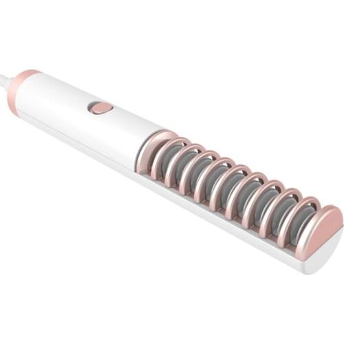 New2020 New Arrival Mini Hair Straightener Brush Beard Comb Flat Iron Styler Mini hair styling tool little comb for straigh