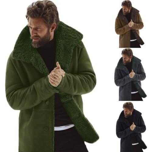 2021Winter New Mens Woolen Coat Warm Coat Casual Fashion Mens Coat Men Clothing Mens Winter Jackets and Coats Men Tops