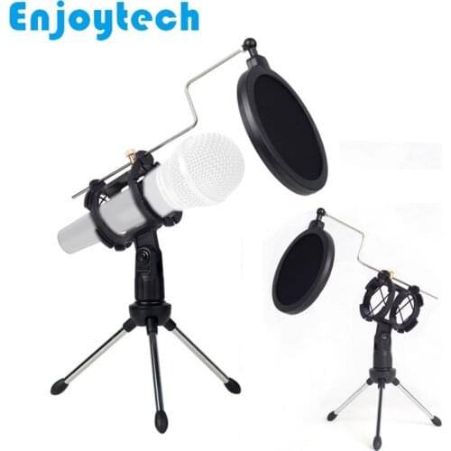 New Arrival Portable Desktop Mounts Holder Mini Tripod for Microphones Live Streaming Video Bloggers