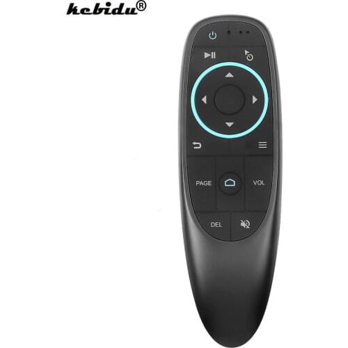 Bluetooth 5.0 G10BTS Wireless Air Mouse Infrared Remote Control Smart Air Mouse IR Learning Gyroscope for Android TV Box Phone